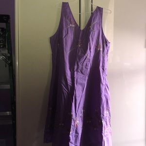 Lavender summer mini dress